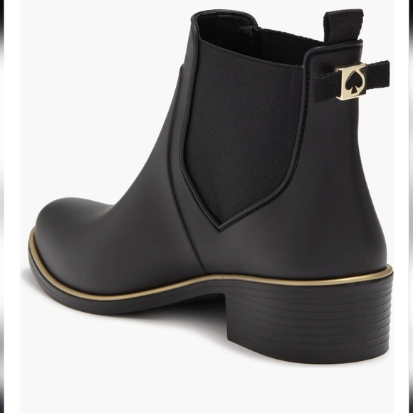 Kate Spade New York, Solstice Rain‎ Boot, Black, Size 6 - Picture 6 of 15